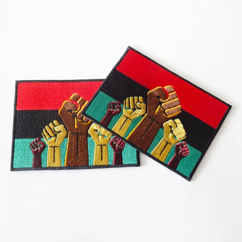 Custom patches Flag design machine embroidery designs badges embroidery badge