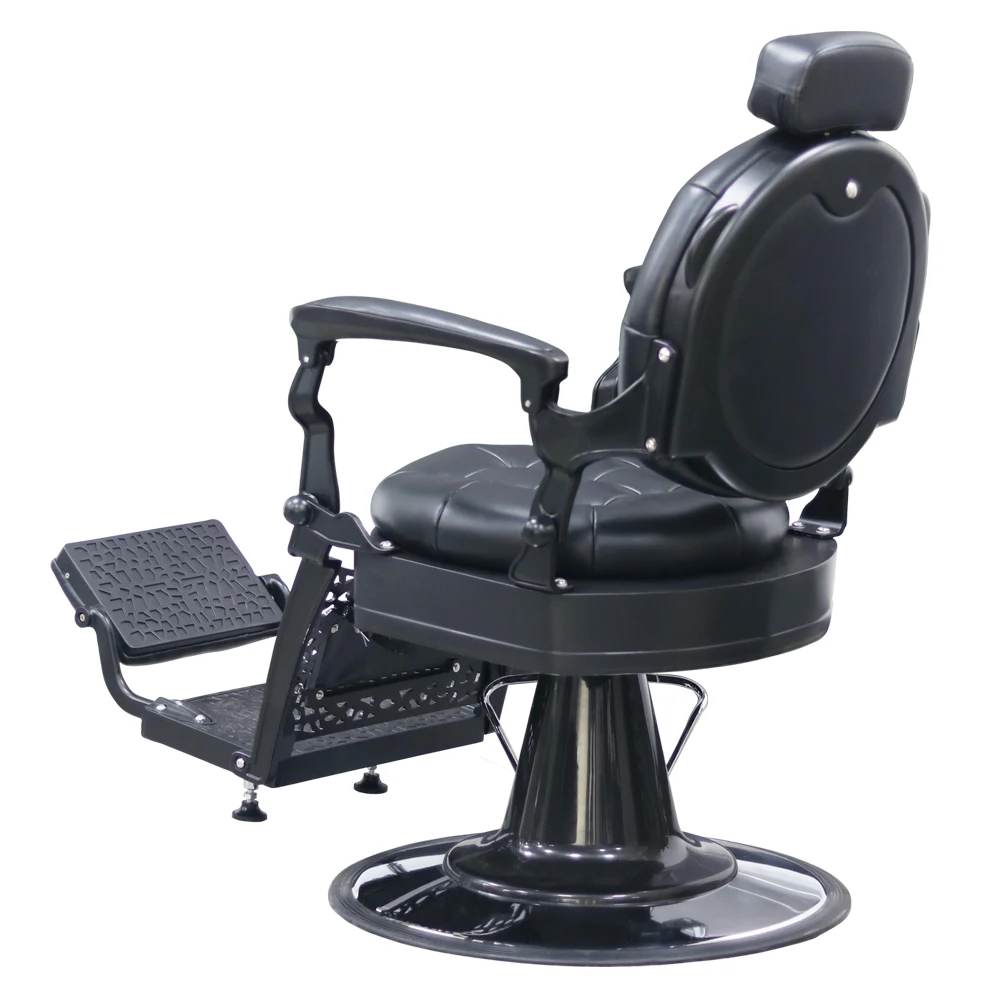 Antique Massage Barber Chair Durable Portable Pink Synthetic Leather Salon Furniture for Sale
