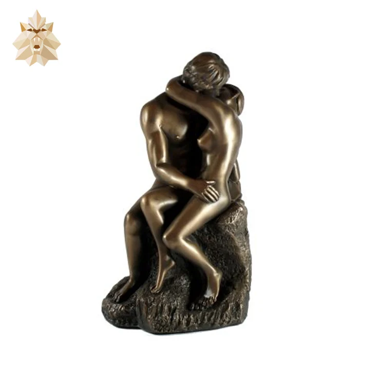 Античные бронзовые фигурки металлическое искусство в натуральную величину сексуальные обнаженные мужчины и женщины Бронзовая статуя для продажи