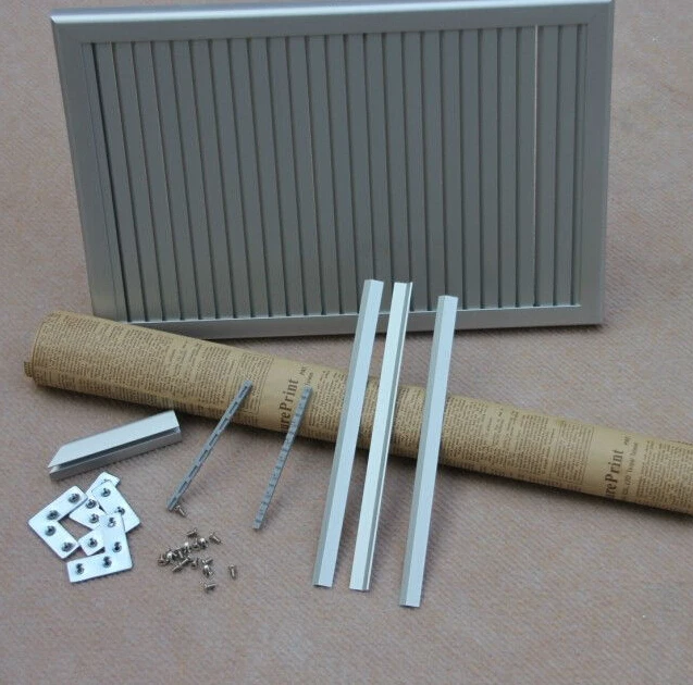 Aluminum fresh return air grille ventilation grills for cabinet in fireplace