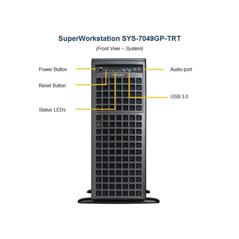 SYS-7049GP-TRT 2U Rack Network Server Used with Stock Status SATA Interface 16GB 32GB 64GB 8GB 16GB Memory HDD Hard Drive