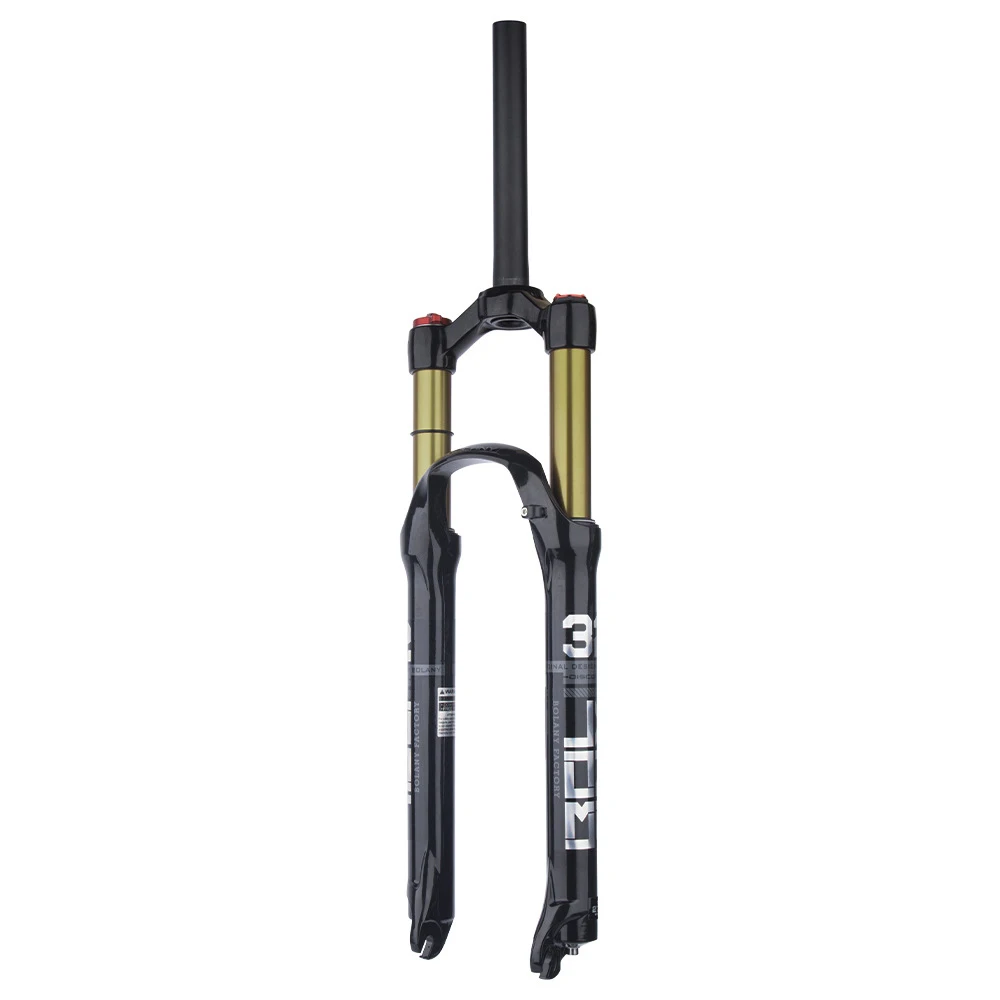 High-strength Mountain Bike Fork Magnesium Aluminum Alloy Front Suspension Fork Air Damping 26 27.5 29 Inch Bicycle Fork