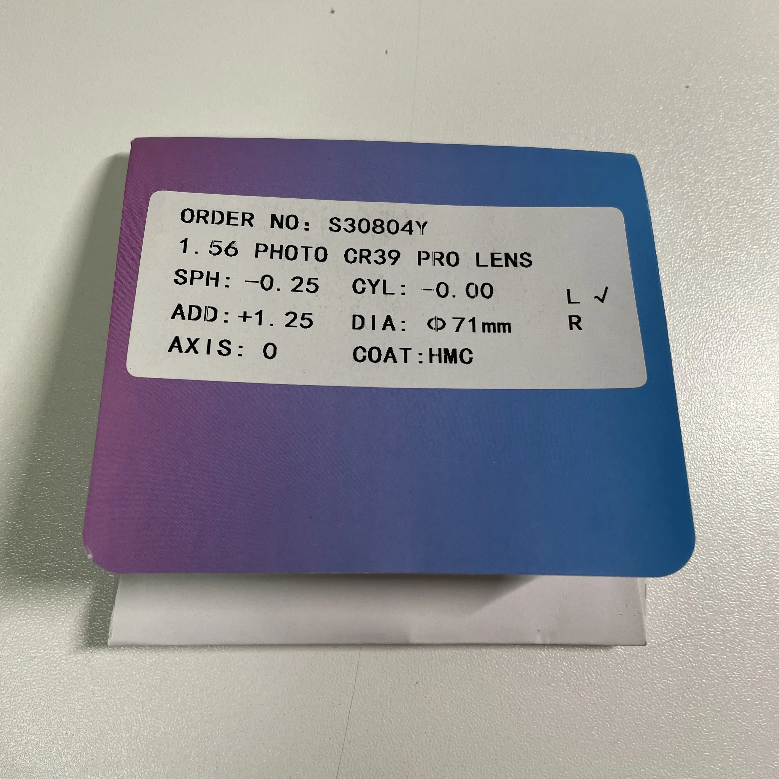 China Cheap Price Aspherical Photochromic Grey Brown Blue Cut AR Optical Lens Hard Coating Plastic HMC Lens