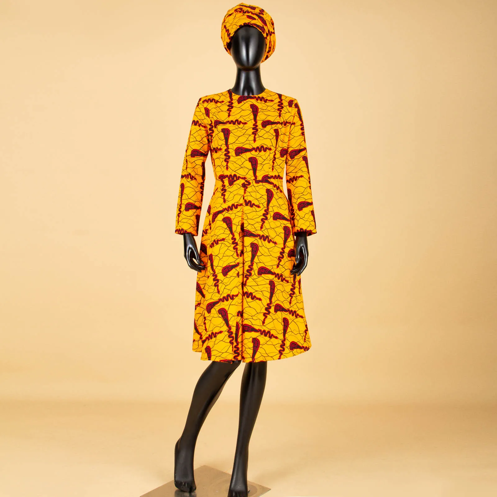 Limanying Well made  casual best kitenge dresses real ankara 100% cotton ankara fabric african dresses With headscarf