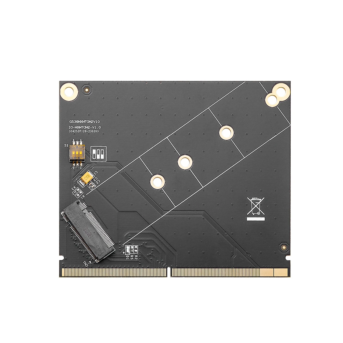 PCIe MXM 3.0 to M.2 NVMe Interface Laptop Super SDD HDD Adapter Card Can be Connected to Graphics Card Interface