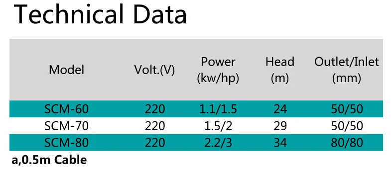 3Inch Thread Port Outlet 3hp 2hp 1.5hp Power SCM80 Big Capacity Horizontal Electric Centrifugal Standard Industrial Water Pump