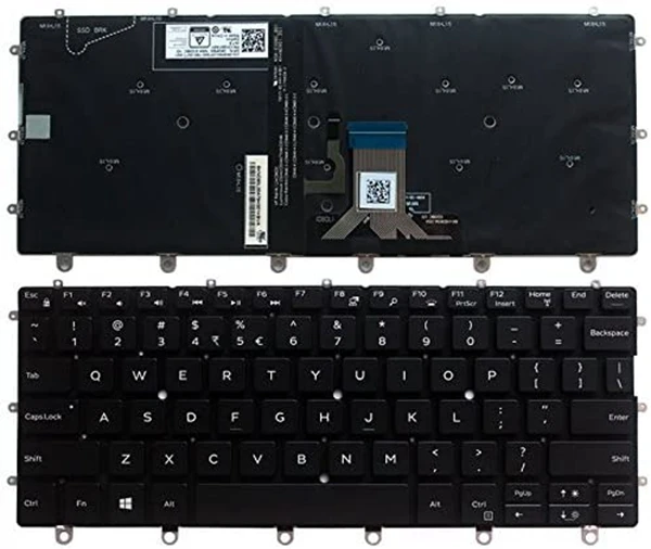 XPS 13 9365 2-in-1 US ENGLISH Backlit Laptop Keyboard - 0K0P6H for dell