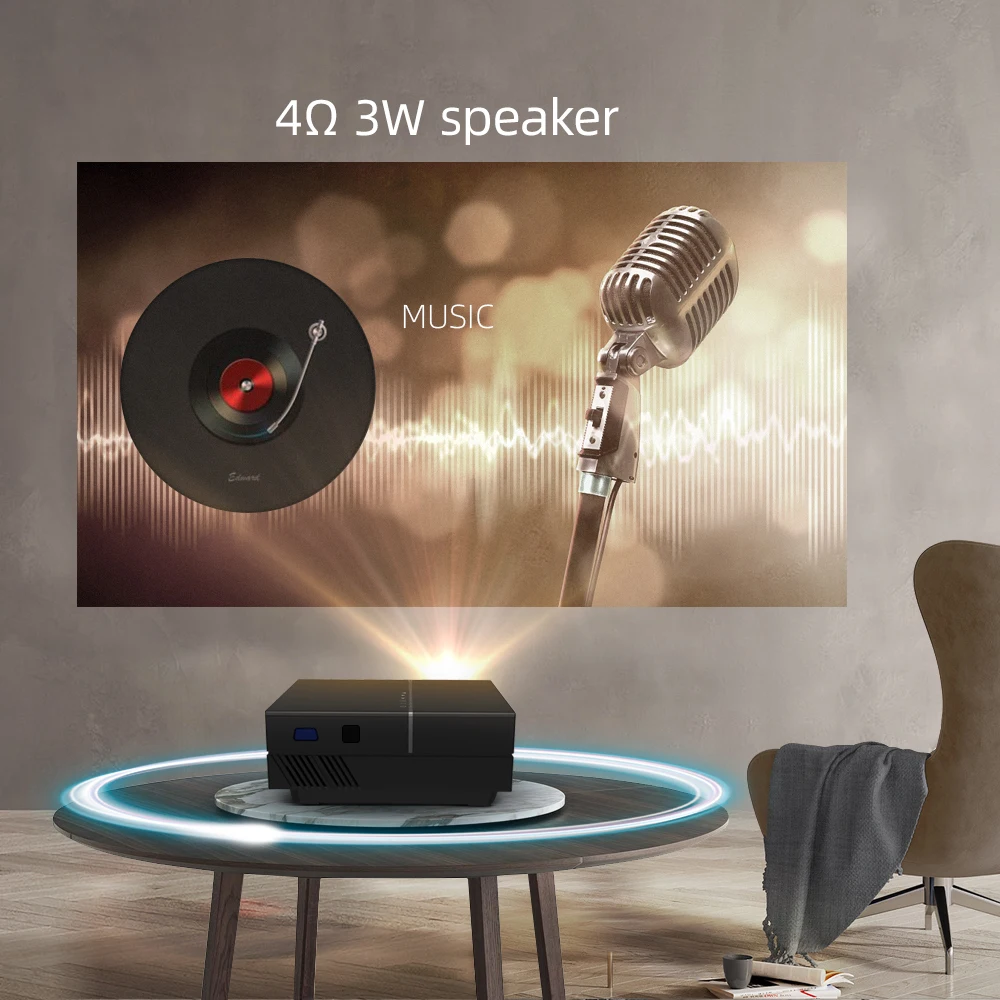 BYINTEK K18 дешевые мини-проектор 720P Портативный светодиодный проектор Hd портативный видео для домашнего кинотеатра