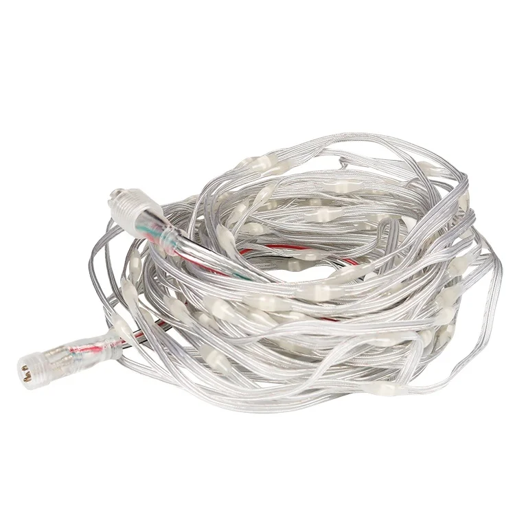 hot sale 3d pixel led light Waterproof Outdoor addressable rgb pixel led string lights for Christmas lighting