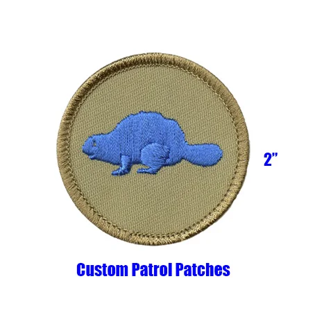 Factory Wholesale Wolf Patch Cub Scouts Custom Cub Scouts Rank Patches For Vest Hat patches