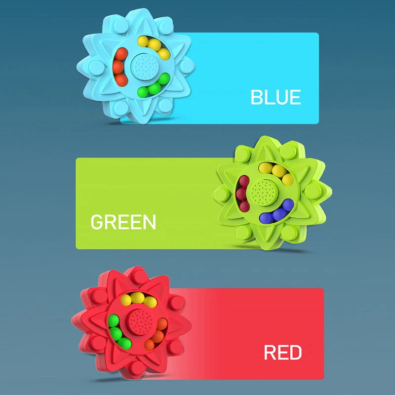 Top sale cube beans wholesale finger top educational toys for children