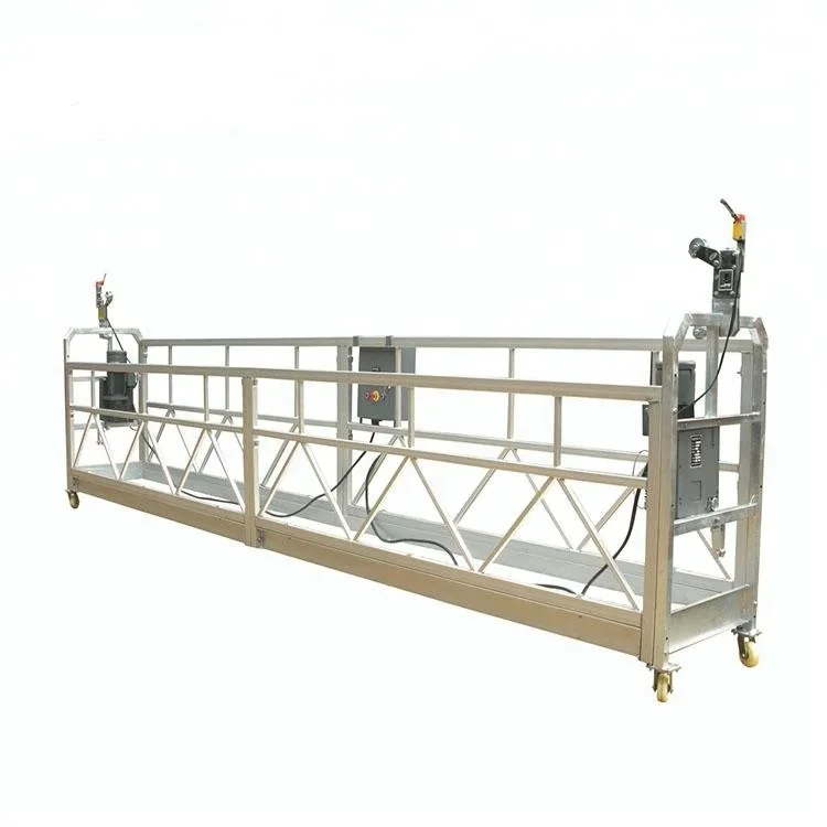 Structure Elevator Zlp630 Zlp800 Zlp1000 Suspended Platform Hot Dip Galvanized Steel Industrial Aluminum Alloy + Q235 Steel