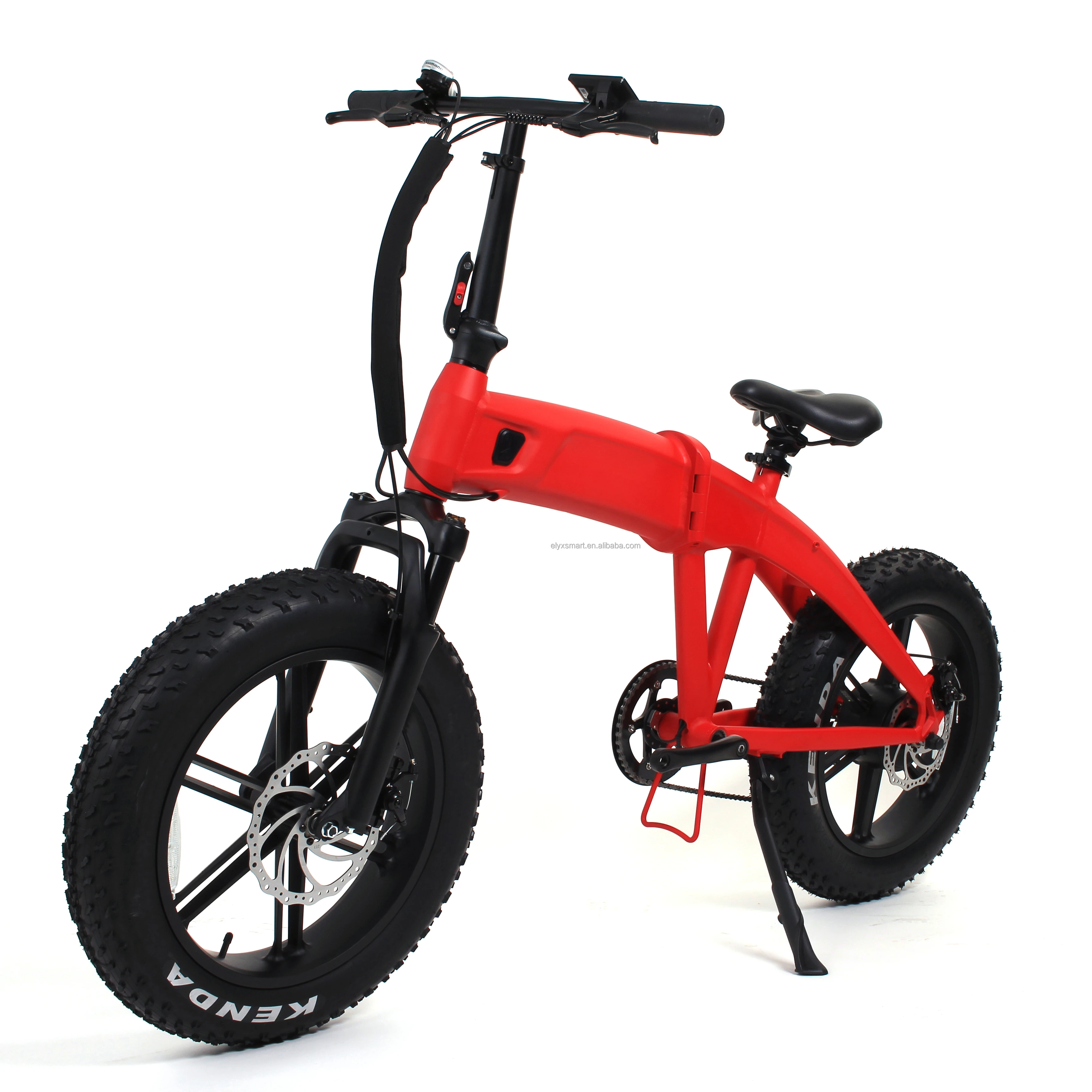 Rocket OEM Factory Wholesale 500W 750W 1000W Mini Elektrische Fiets Adults 20Inch Fat Tire Folding Bike