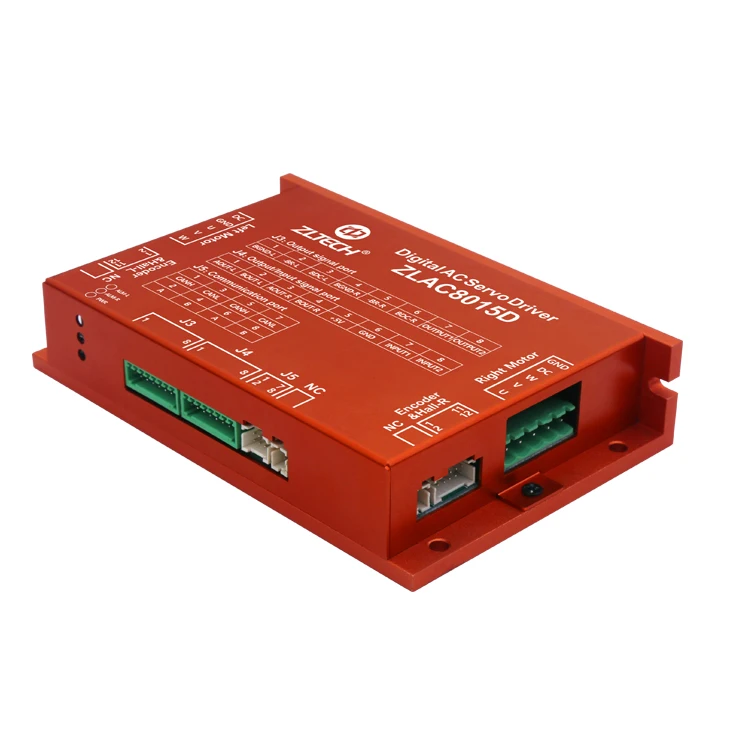 ZLTECH CAN RS485 3 phase 24V 48V Dual Channel DC 30A 500W robot brushless DC servo motor controller amplifier driver