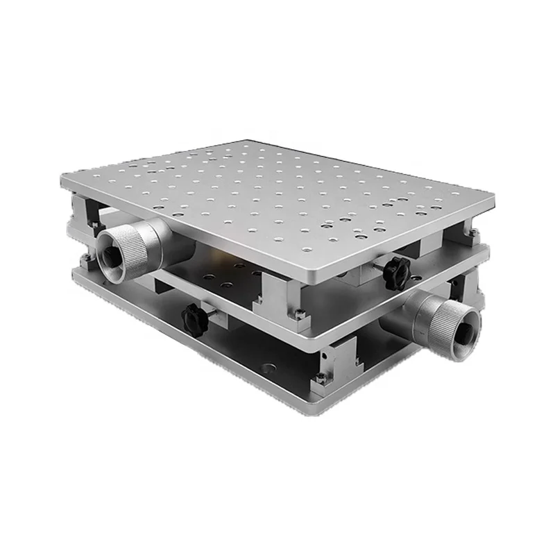 2D workbench xy displacement table manual translation table translation workbench XY workbench X150Y90 For Laser marking machine