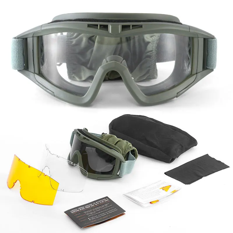 Wejump Manufacturers army shooting Goggles EN166 Ballistic Tactical Goggles Ballet proof glasses