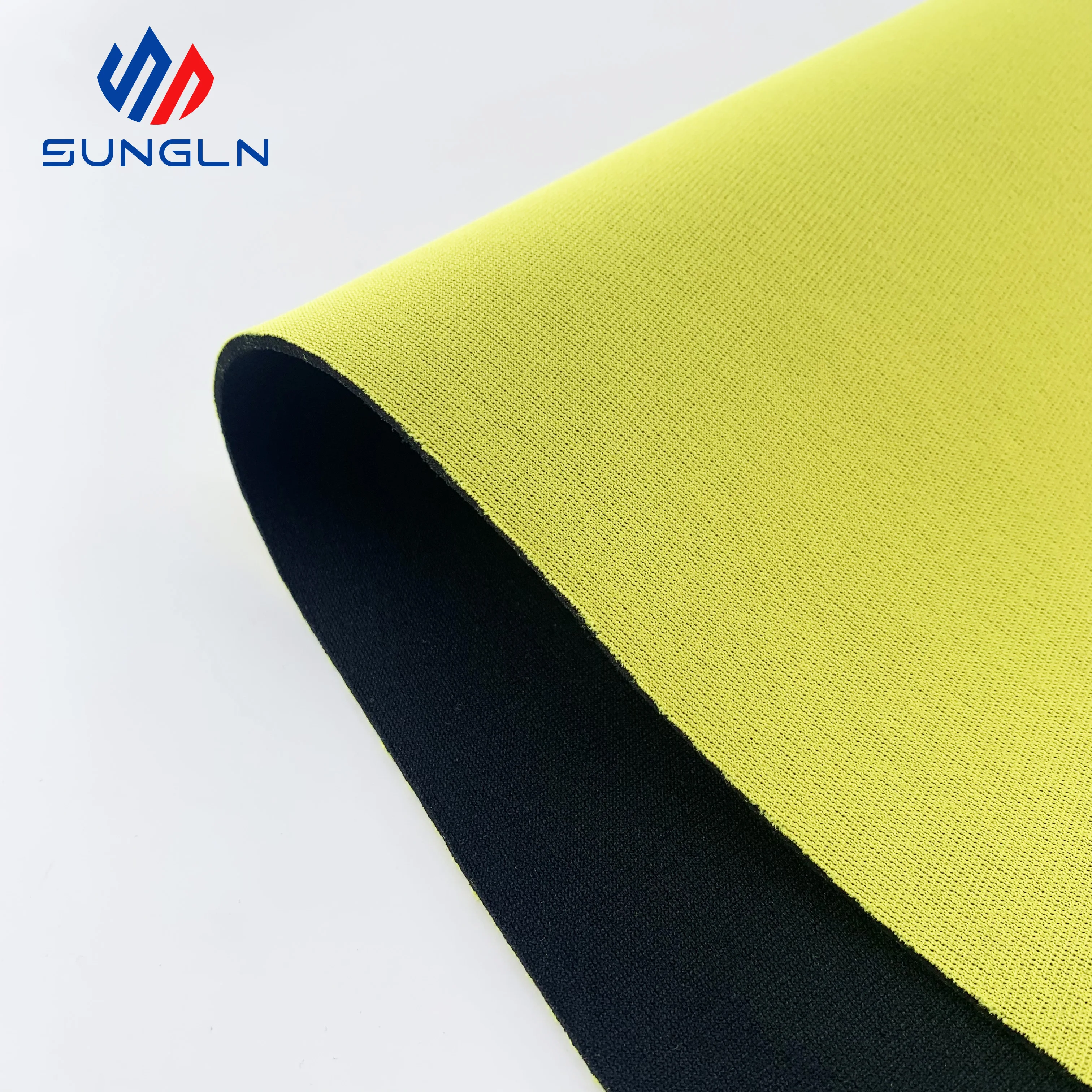 Sungln Factory Wholesale 1mm 1.5mm 2mm 2.5mm Sublimation Neoprene Sheets Neopreno Meshed Polyester Fabric