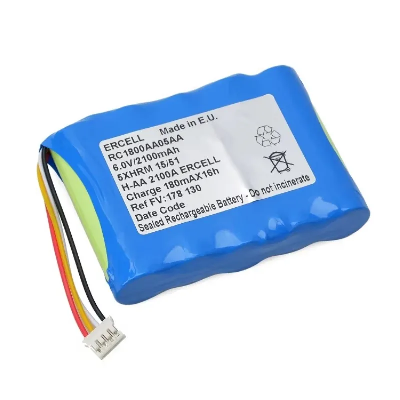LK-For Fresenius Battery RC1800AA05AA H-AA1800B Agilia Fresenius Kabi INJECTOMAT AGILIA IS INJECTOMAT AGILIA RC2 6V 2100MAH 145g