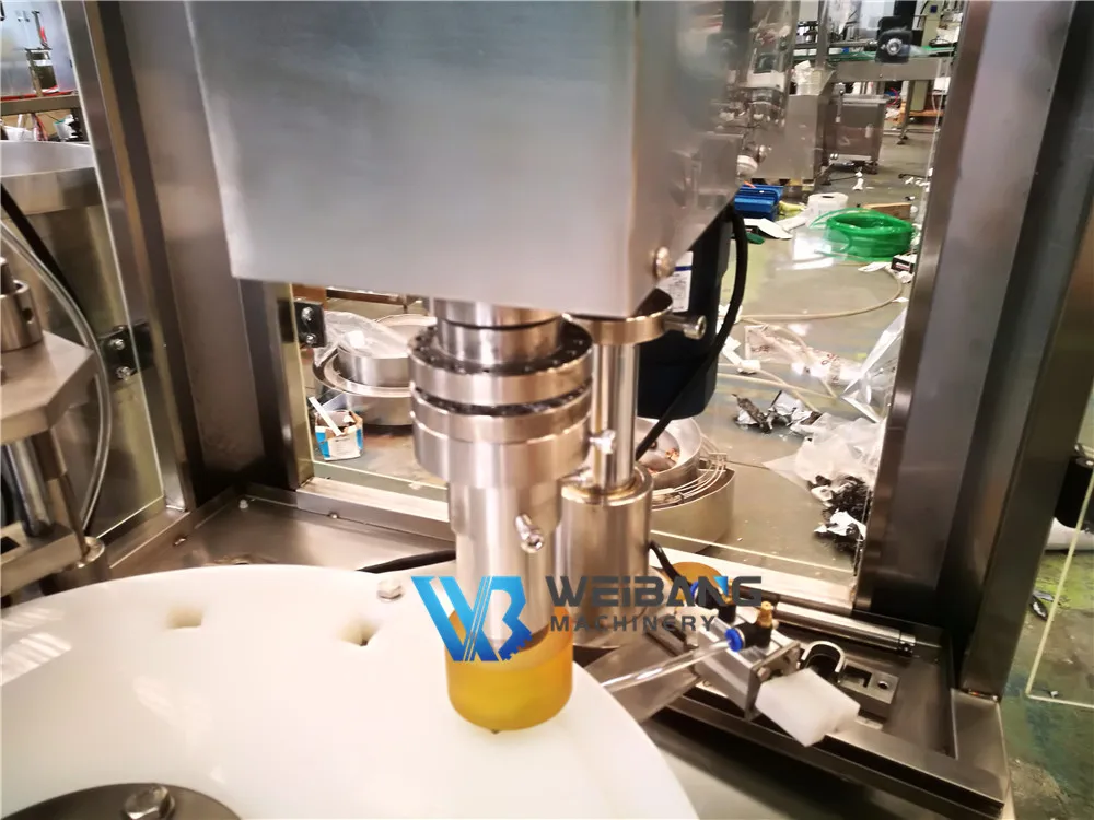 WB-YX2 Automatic liquid bottling machine for hang up car diffuser perfume filling machine 100ml