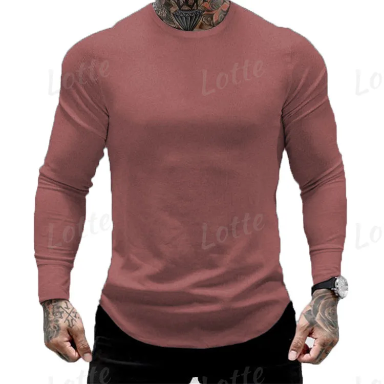 Factory Custom Made Mens Long Sleeve Fitness Shirt Long Sleeve Shirts Men Long Sleeve Athletic Wear T Shirt For Men