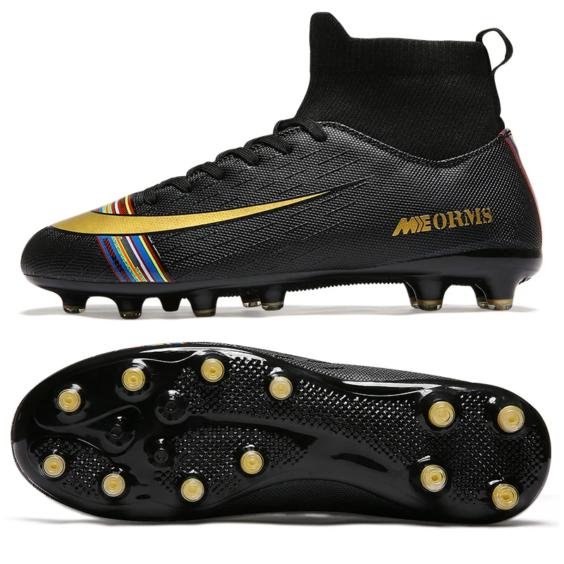 
YL Custom Design Unisex Youth Athletic Lightweight Outdoor/Indoor Turf Comfortable Casual Cleats Soccer Shoes 