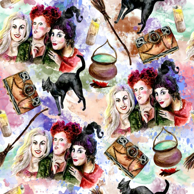  digital printed harry potter knitwear fabric 100cotton with no