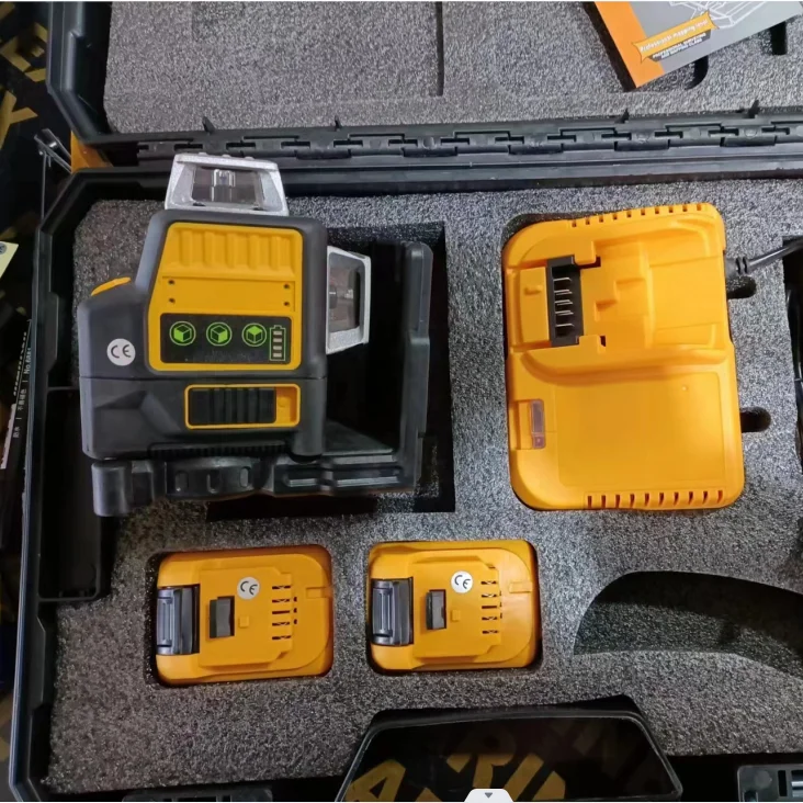 Multi-purpose high precision best price hot sale level green 12 lines automatic leveling diode precision laser level