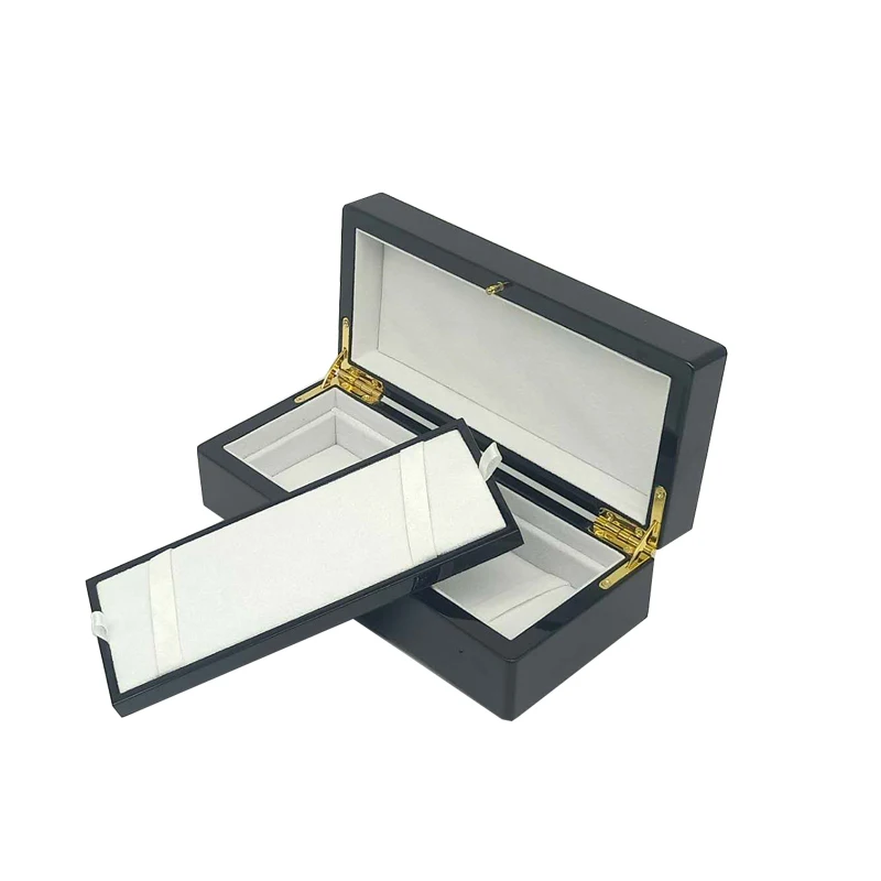 High quality luxury wooden pen display case wooden gift storage packaging for men women gift pen box