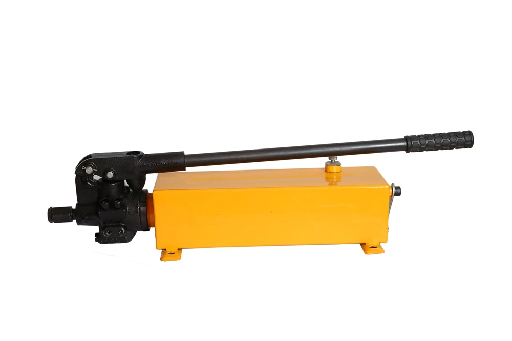 WPM-S1 series hydraulic hand pump with test gauge manual hydraulic power pump manual hydraulic press