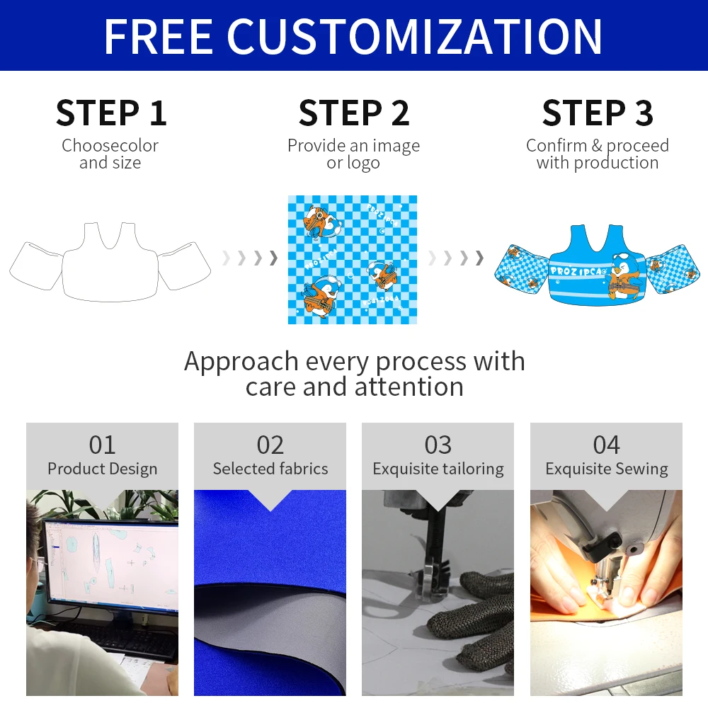 Hot Sale Custom Kids Life Jacket Buoyancy Aid Swim Vest with Cartoon Printed Watersport Neoprene EPE Child Surfing Floating Vest