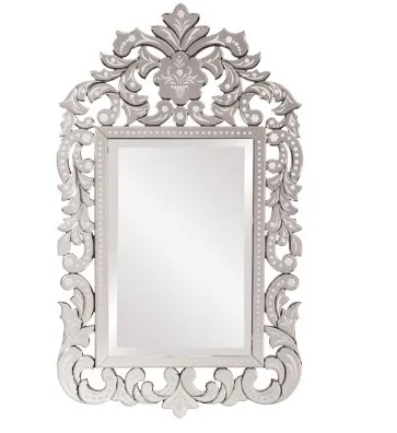 Venetian Mirror Mirror Gold frame style home hotels Venetian frame Floor Beveled  Decor looking glass reflector Silver Mirror