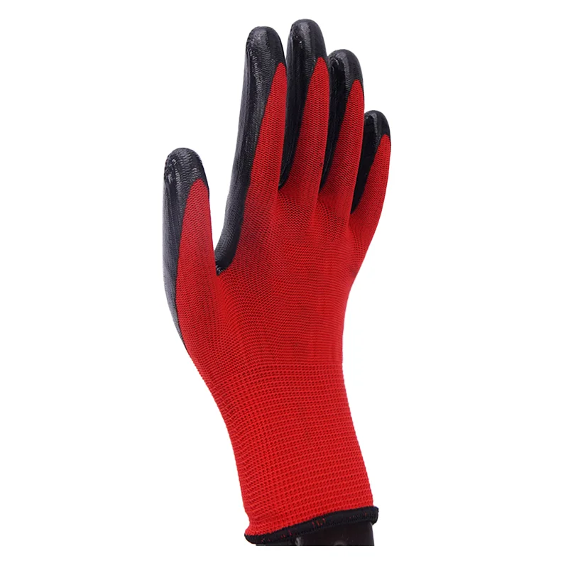 Men industrial grip heavy duty safety hand latex wholesale construction rubber garden gloves & protective gear working gloves