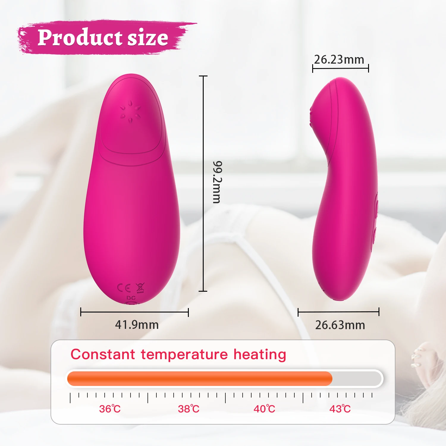 Ylove Multi-Function Electric Warming Vibrating Breast Massager for Comfortable Breastfeeding
