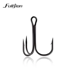 Fulljion Sea Stainless Steel Carp High Carbon Fishing Hook Treble Fishhook