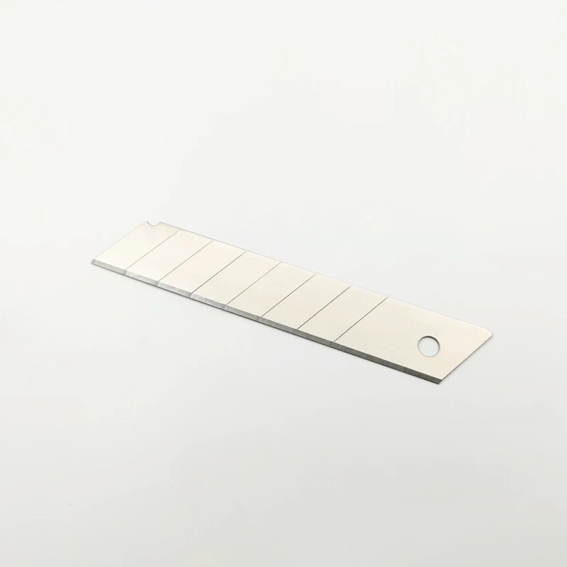 Factory wholesale carbon steel sk2 sk5 material 9mm blade for knife cutter 7 segment utility knife blade