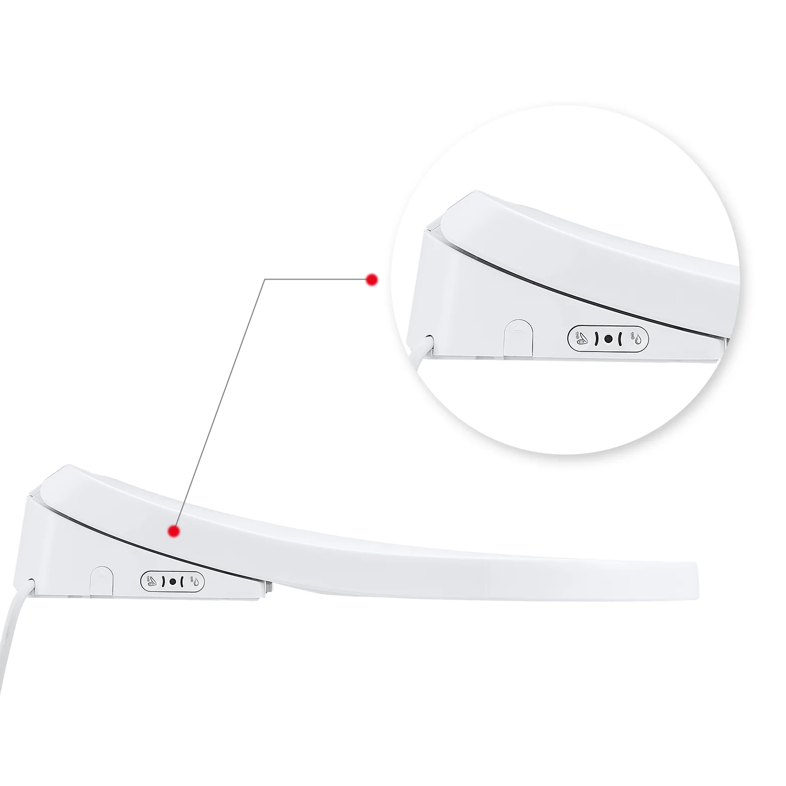 Modern luxury bathroom wc sanitary ware intelligent automatic bidet bathroom smart toilet seat