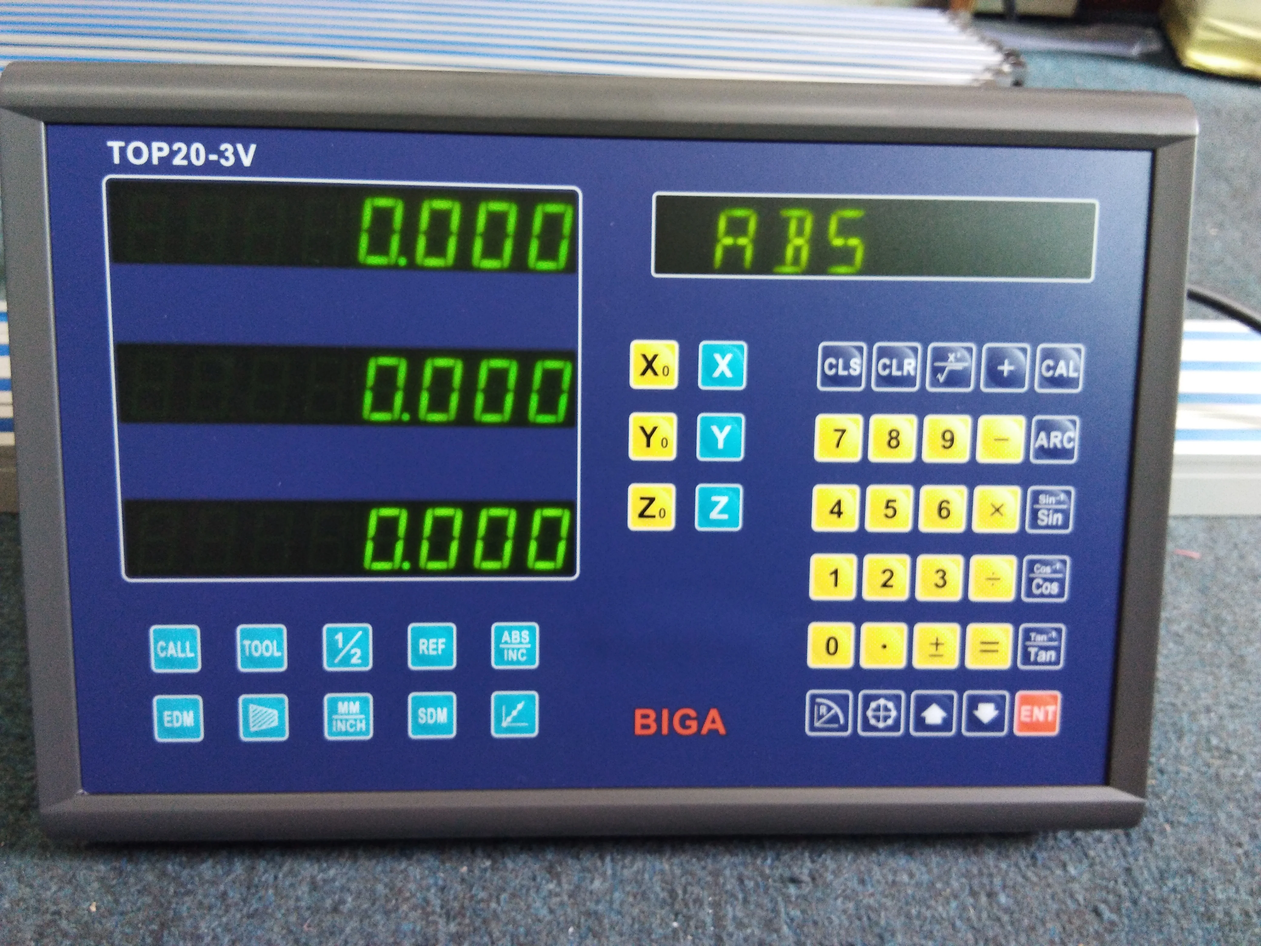 High Precision BiGa DRO TOP20-3L Digital Readout for Lathe milling drilling grinding Machine