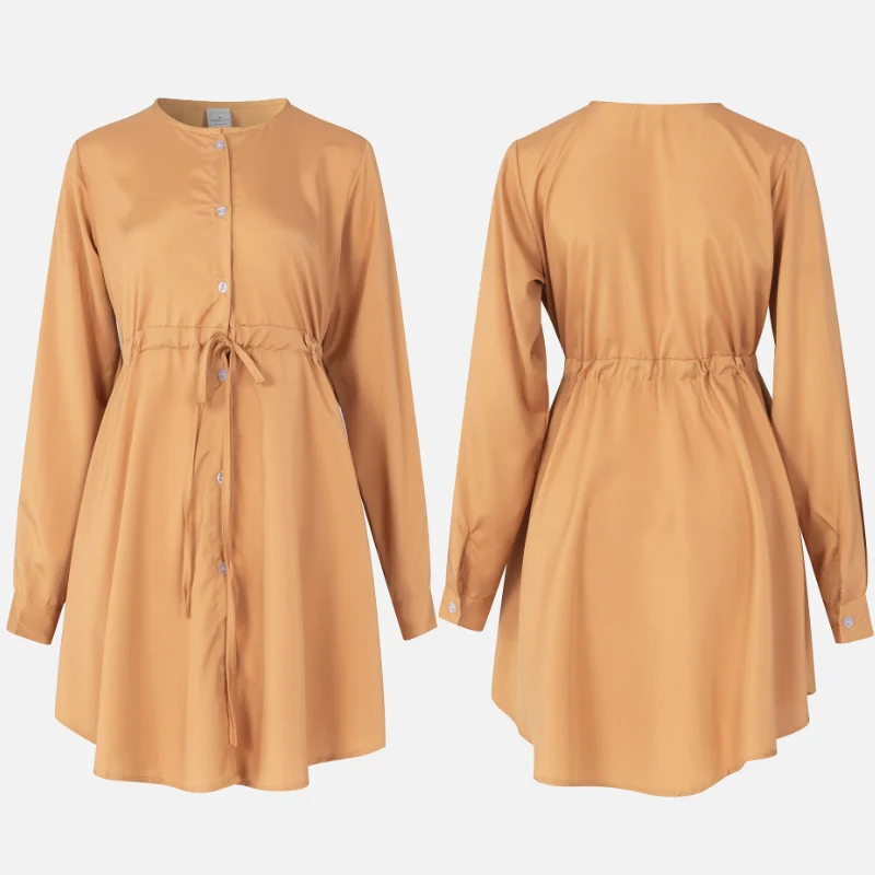 Wholesale 5XL Plus Size Dubai Muslim Women Dress Tunic Tops Long Sleeve Casual Polyester Fashion Modest Shirts Muslim Blouses