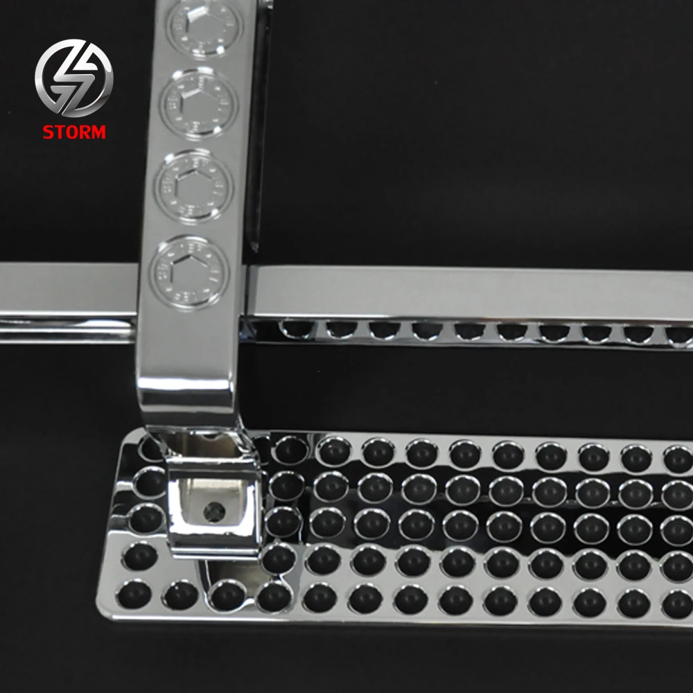 Aluminum Chrome Front Bumper Guard Customize Logo For Hummer H2 2006-on