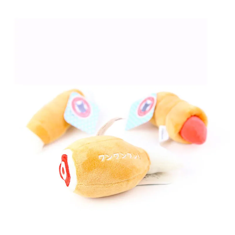  Amazon top seller Factory wholesale Fun simulation food bite resistance dog stuffed toy soft