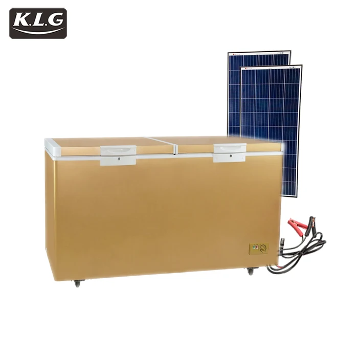 12v Solar system using with solar power panel battery controller deep chest  mini freezers