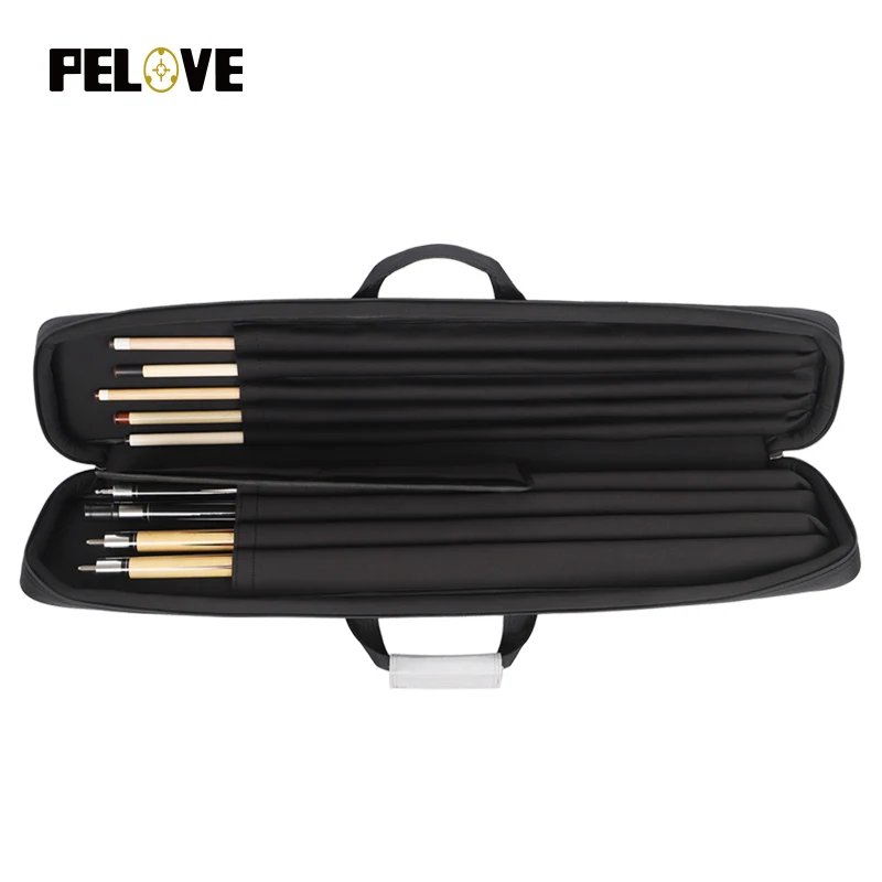 Factory wholesale custom professional model, With front pocket can hold billiard accessories, soft pool cue case