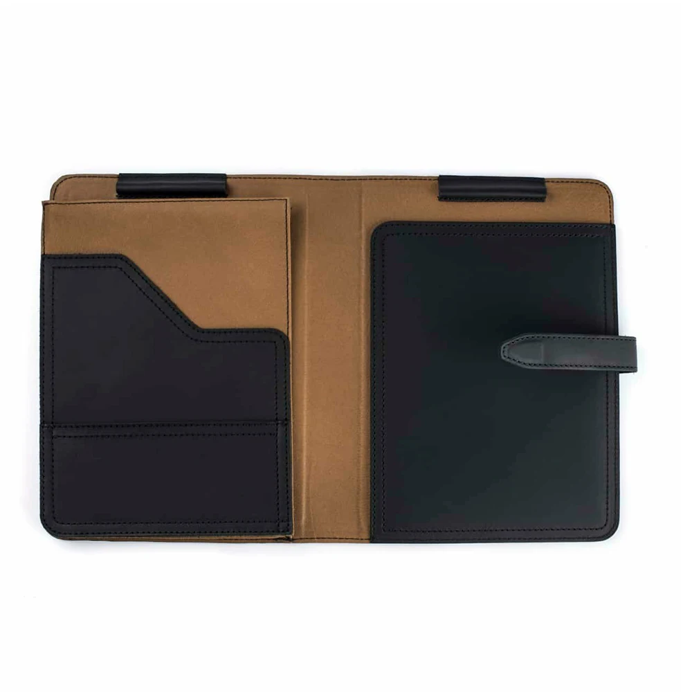 Customized Ideal Gift Letter Size Writing Pad Leather Planner Leather Notebook Cover