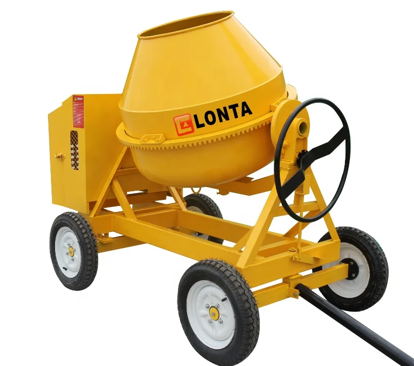 Deft design concrete mixer machine with lifting hopper and diesel cement mixers