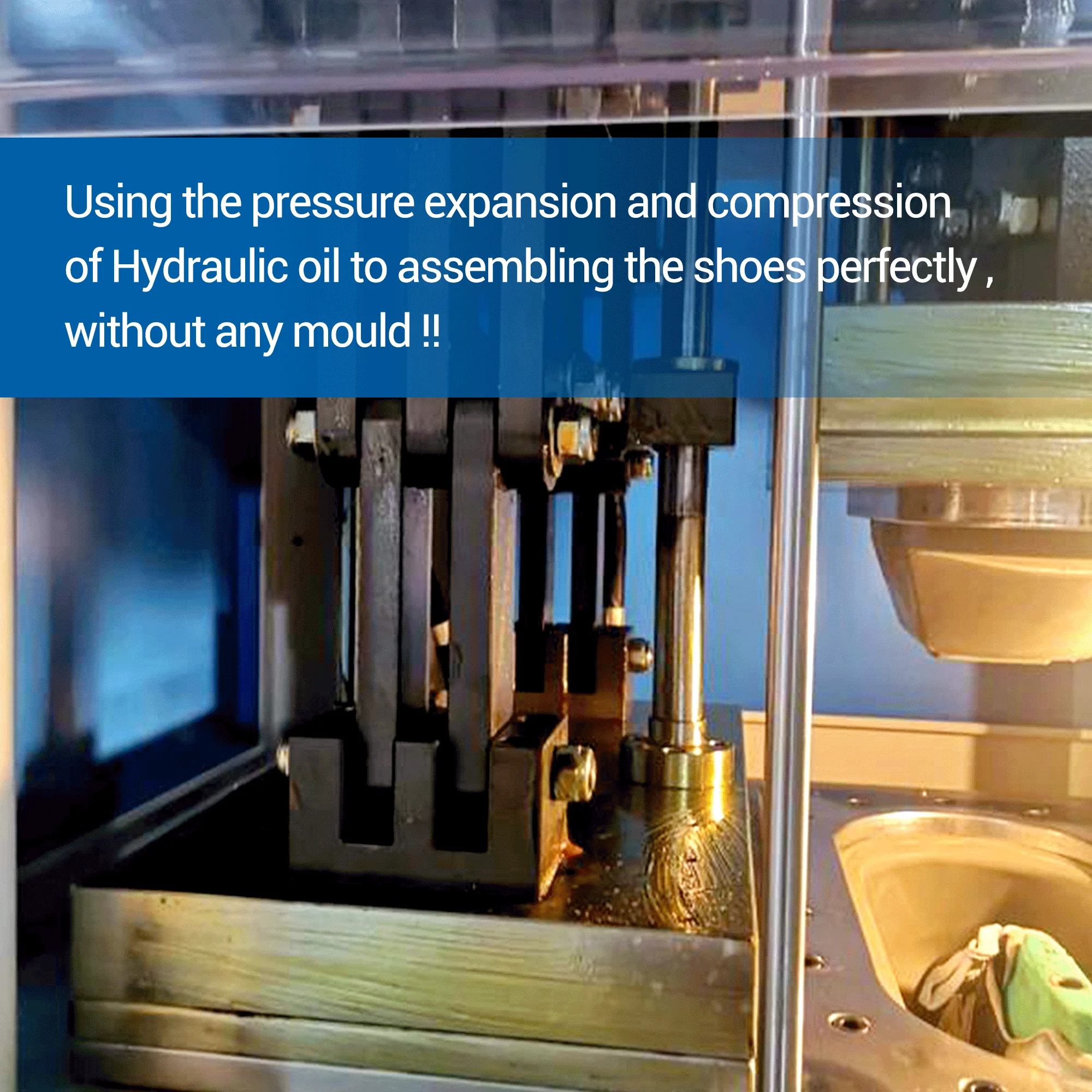 ASFROM NON PAD GEL PRESS MACHINE FOR SHOES MAKING