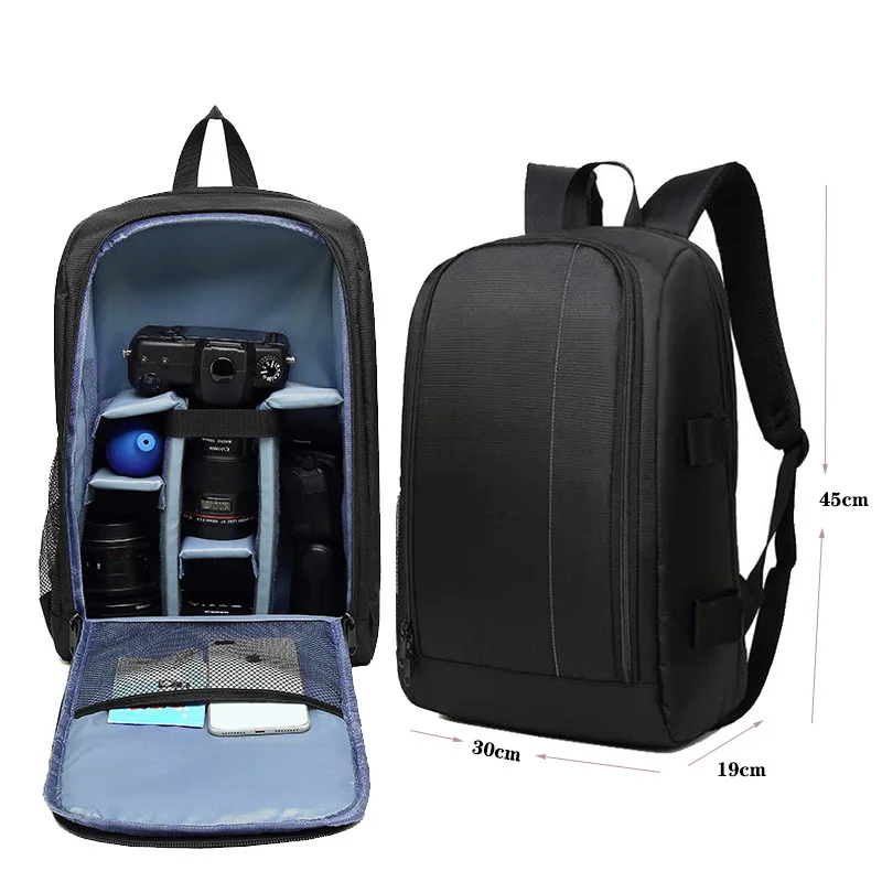 LP084 Professional outdoor nylon dslr camera backpack waterproof camera bags for photography