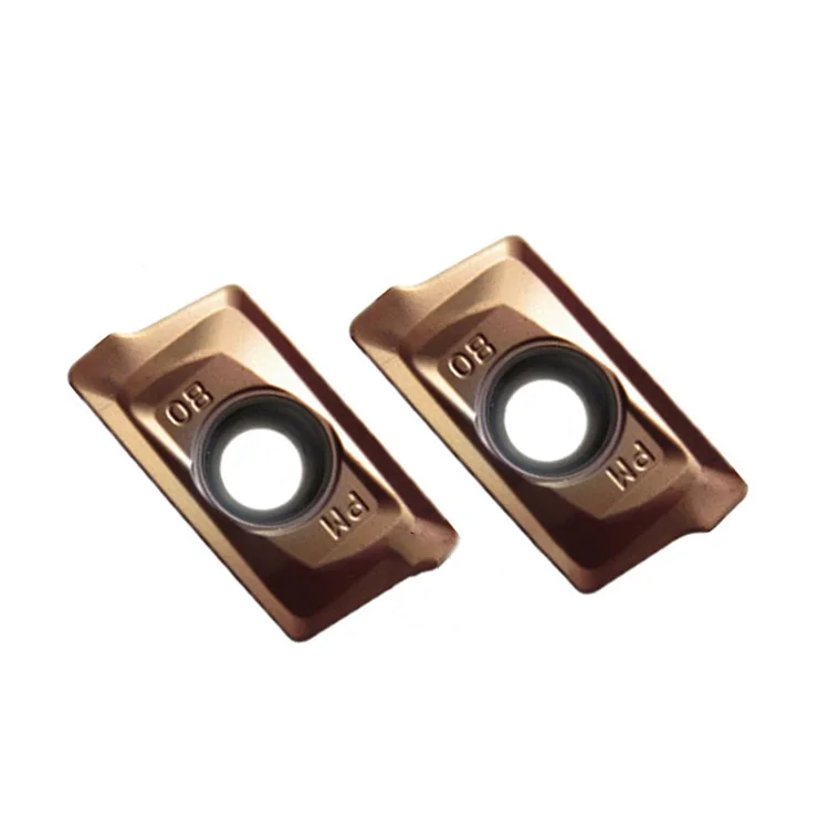 Zhuzhou APKT11T308-APM ship type square shoulder solid carbide blade face milling cutter set tungsten steel CNC safety milling c