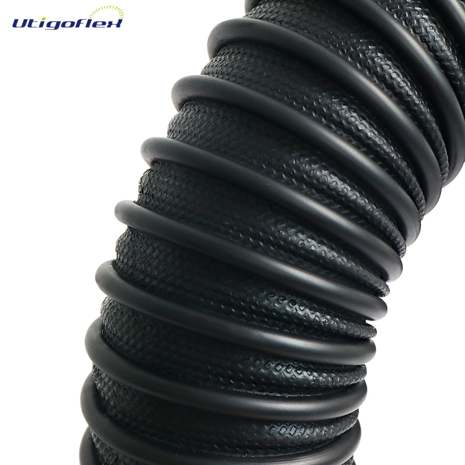 Suction Air Smoke Dust Granules Crush Proof EPDM Coated Fabric Fume Exhaust Hose