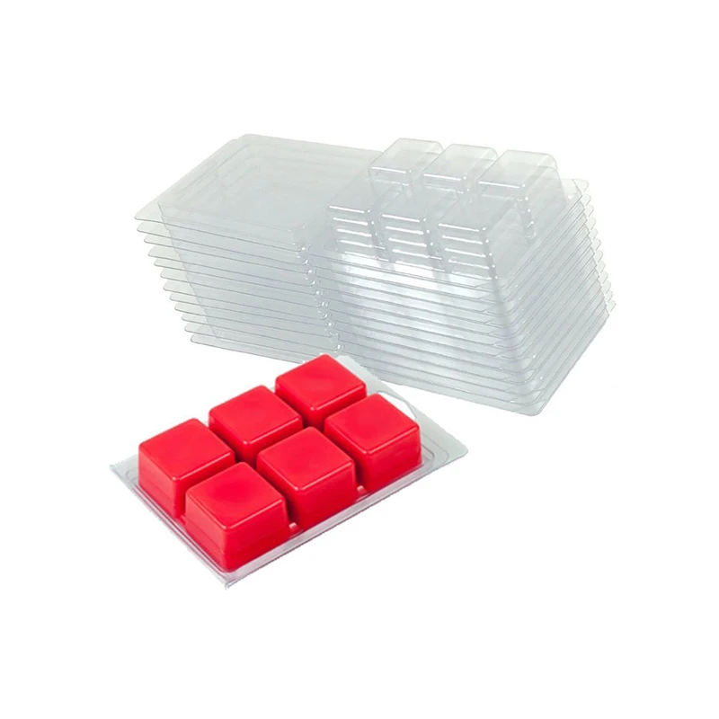 Double Clear Box Packing Eco Friendly Plastic Packaging Clam shell Melts Wax Blister Tray