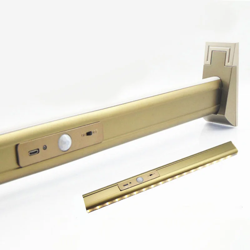 Аксессуары для гардероба овальный шкаф стержень со светло-черным шампанским алюминиевый держатель шкафа